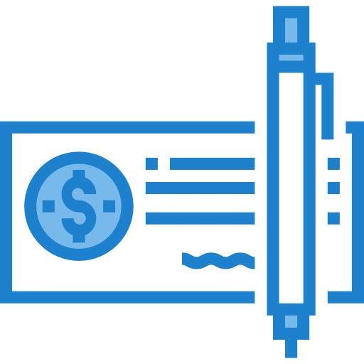 cheque icono gratis