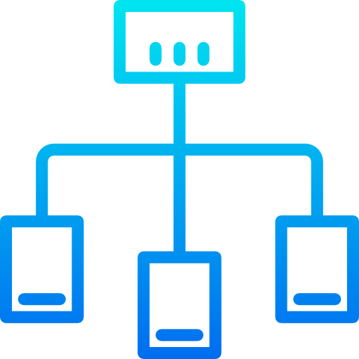 diagrama de flujo icono gratis