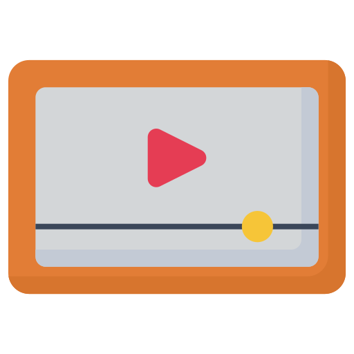 reproductor de video icono gratis