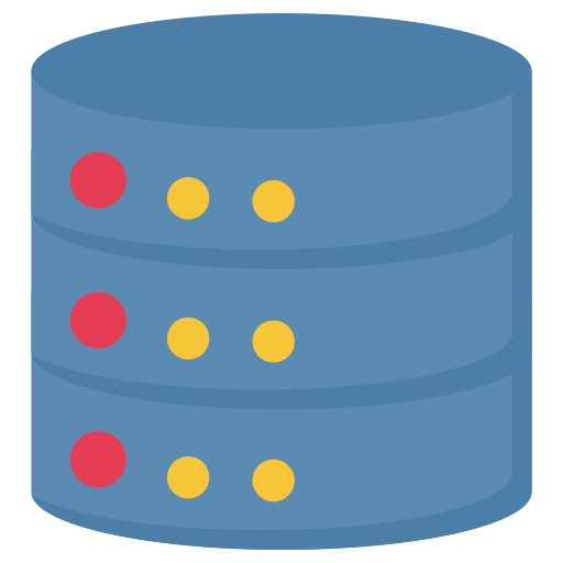 Database Generic Color Fill Icon