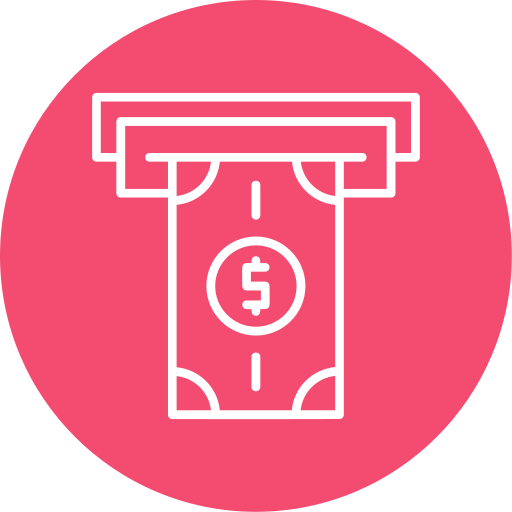 retrait d'argent Icône gratuit retrait d'argent Icône gratuit