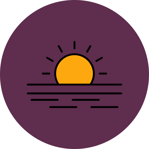 Sunset Generic color lineal-color icon