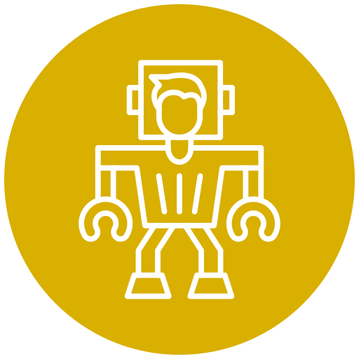 Robot Generic Color Fill Icon