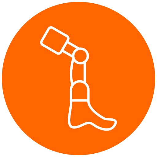 Bionic leg Generic color fill icon