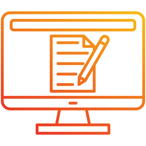 Blogging free icon