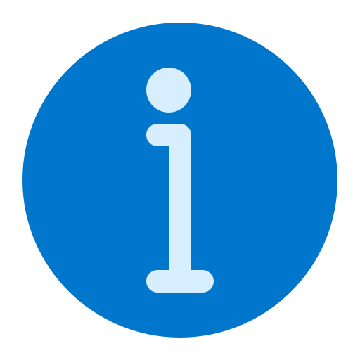 Information Generic color fill icon