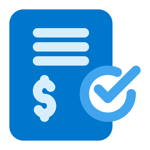 Invoice Generic color fill icon