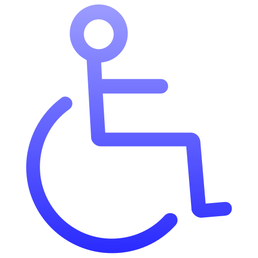 Wheelchair Generic gradient outline icon