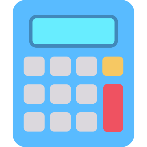 Calculator Generic color fill icon