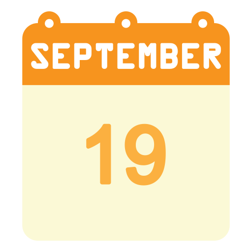 September Generic color fill icon