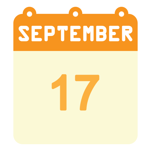 septiembre icono gratis