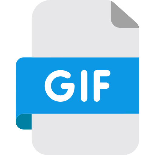 Gif File Generic Color Fill Icon