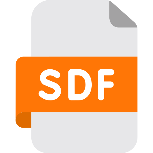 archivo sdf icono gratis