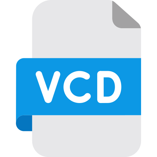 Vcd file Generic color fill icon