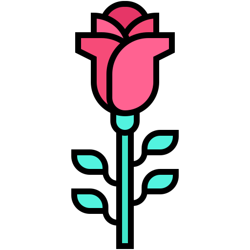 rose Icône gratuit