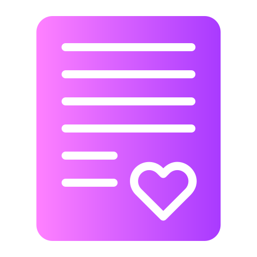 Letter I Generic Gradient Fill Icon