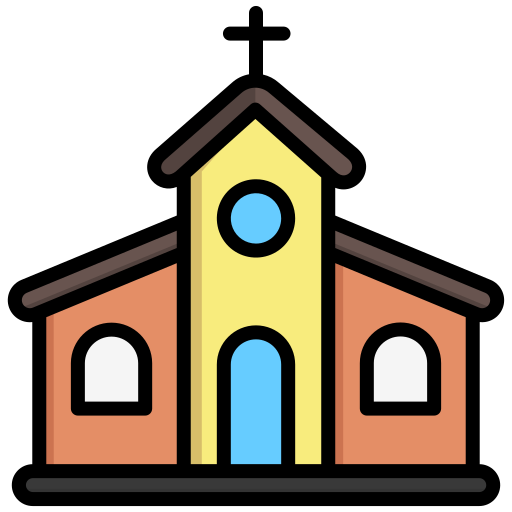 Church Generic color lineal-color icon