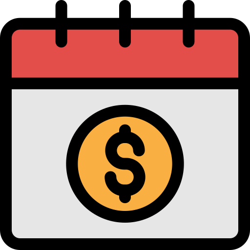 día de pago icono gratis