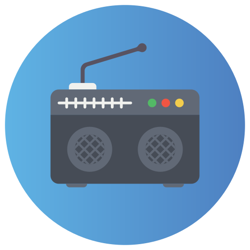 Radio Generic gradient fill icon