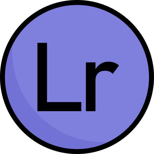 Adobe lightroom Generic color lineal-color icon