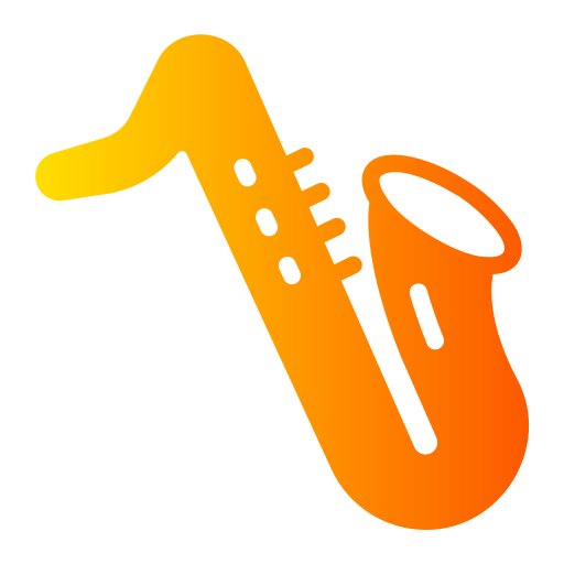 saxofón icono gratis