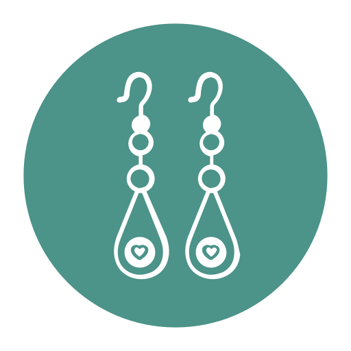 des boucles d'oreilles Icône gratuit des boucles d'oreilles Icône gratuit