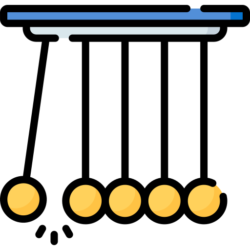 Newton cradle Special Lineal color icon