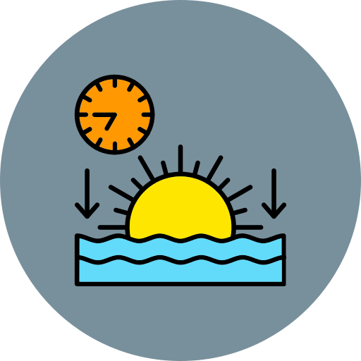 Sunset  free icon