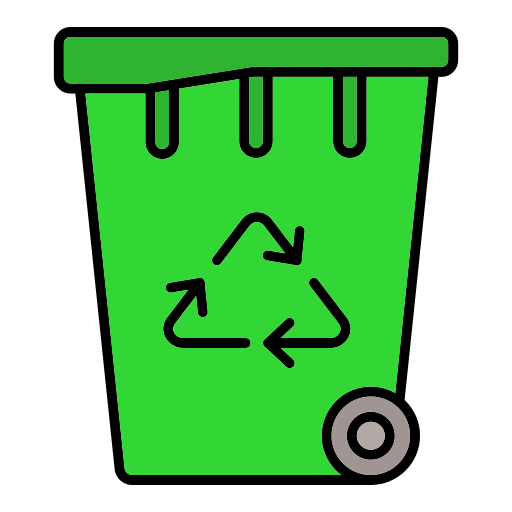 tacho de reciclaje icono gratis