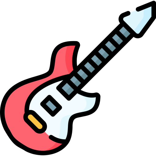 guitarra electrica icono gratis