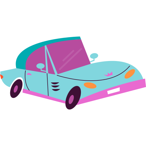 Car free sticker Car free sticker