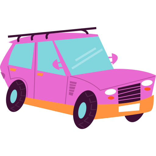Car free sticker Car free sticker