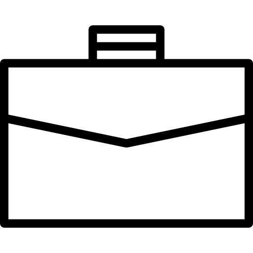 maletín icono gratis