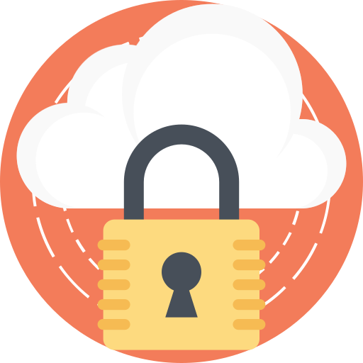 protección en la nube icono gratis