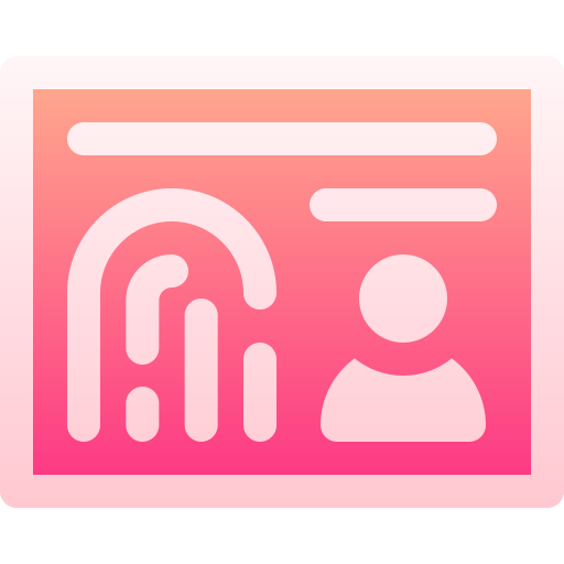 Biometric identification - free icon