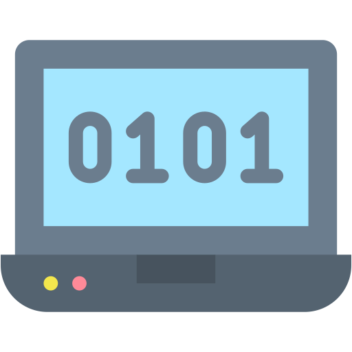 Binary Code Free Icon