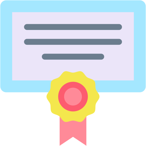 certificado grátis ícone certificado grátis ícone