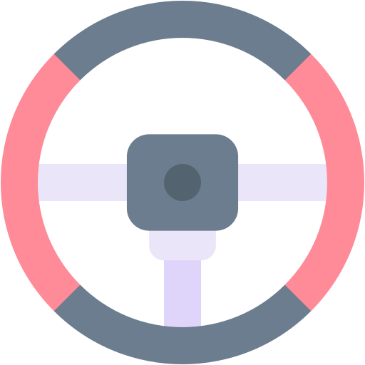 Steering Wheel Generic color fill icon