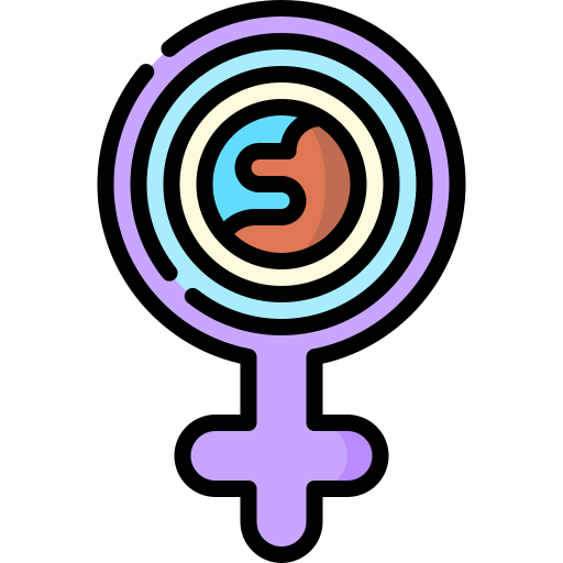 dia de la mujer icono gratis