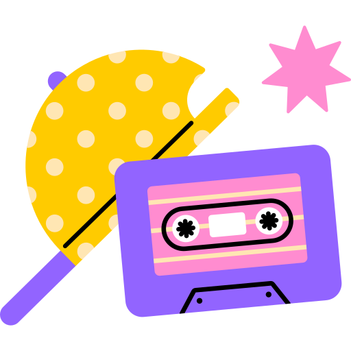 Cassette free sticker Cassette free sticker