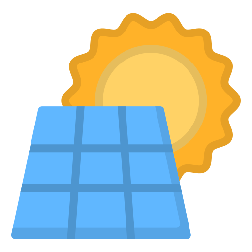 panel solar icono gratis