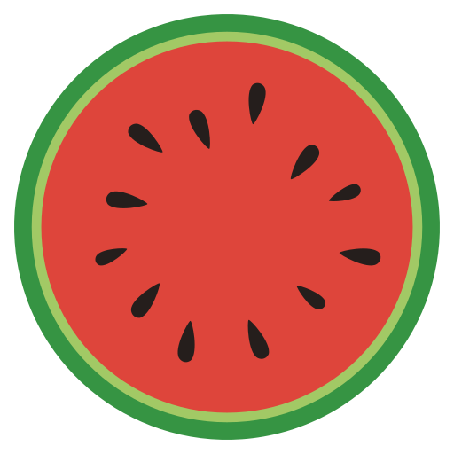 Watermelon Generic color fill icon