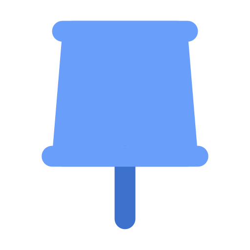 Pin Generic Color Fill Icon