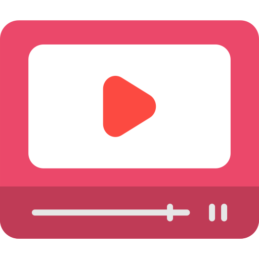 reproductor de video icono gratis