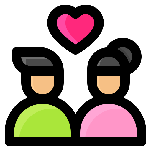 Couple Generic color lineal-color icon