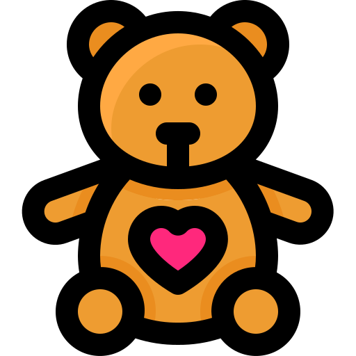 Teddy bear Generic color lineal-color icon