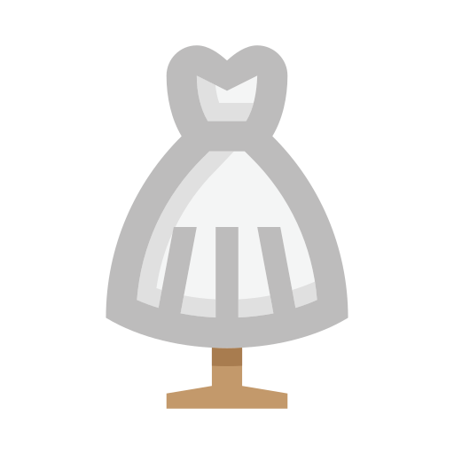 vestido de novia icono gratis