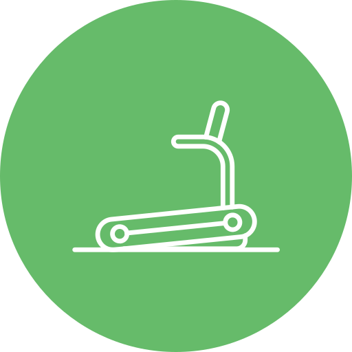 Treadmill Generic color fill icon