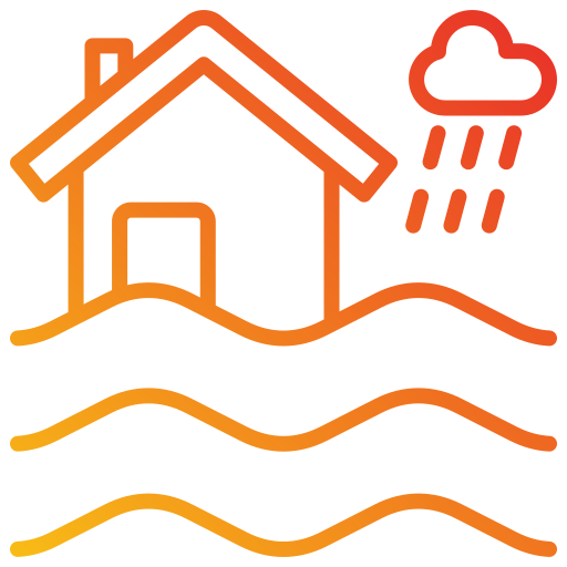 Floods Generic gradient outline icon