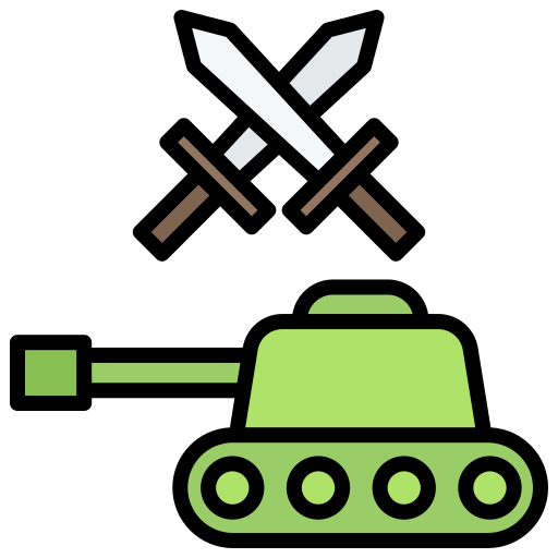 War Generic color lineal-color icon